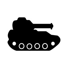 tank silhouette icon design template