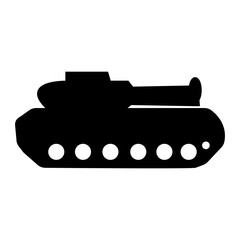 tank silhouette icon design template