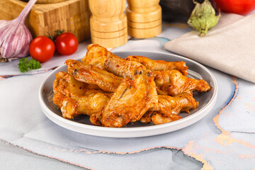 Grilled spicy chili chicken wings