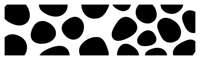 cow skin pattern seamless vector background