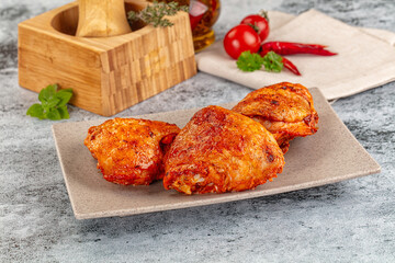 Baked marinated crispy chicken tighs