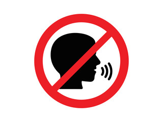 No talking sign