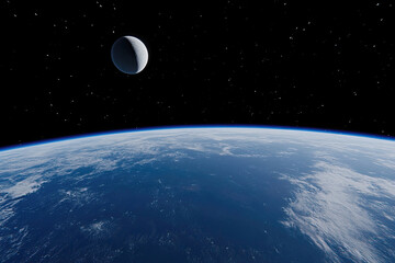 The Envious Planet Beneath the Starry Cosmos