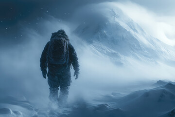 Untamed Ice and Snow Capture a Frozen Explorer’s Journey
