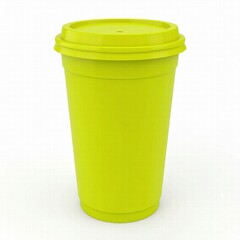 a 3D render of lemonade, centered, isolated white background 
