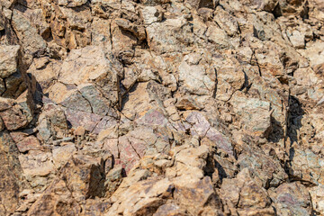 Weathering / Weathered; MIDDLE TOPANGA FORMATION, Basaltic volcanic rocks. Mount Hollywood Trail,...