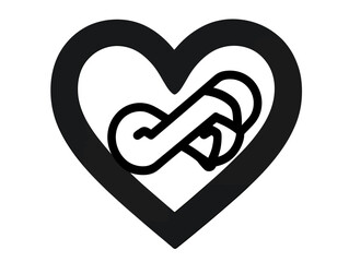 Red vector hearts symbolize love and romance, perfect for Valentine's Day illustrations and wedding designs