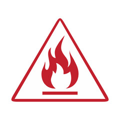 fire warning sign