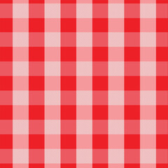 simple red plaid fabric