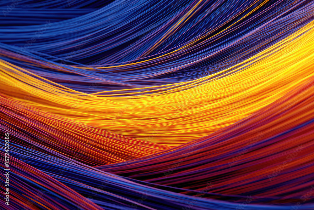 Poster abstract colour background with lines . mixed media