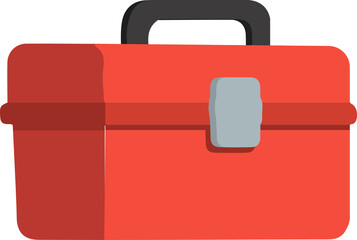 Red Toolbox for Repair Work
