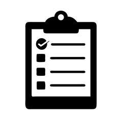 vector illustration of a clipboard