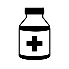 Obraz premium medicine bottle vector