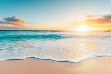 Tropical Beach Sunset.