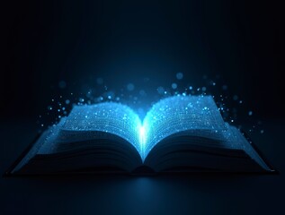 Open Book Digital Glow