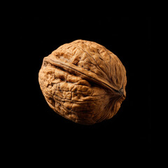 Obraz premium Nut on a black background