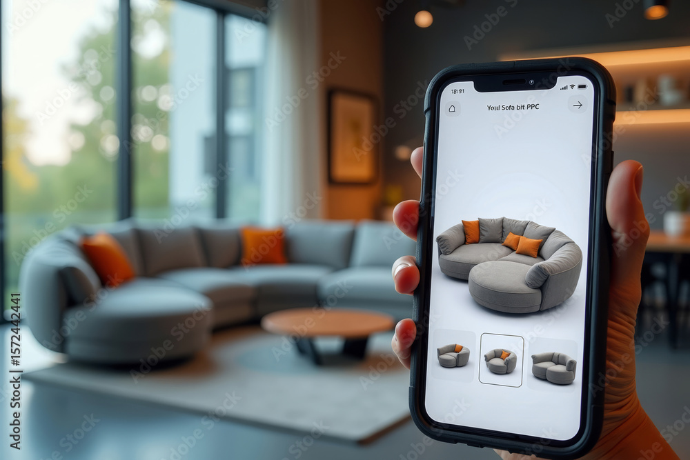 Aufkleber create a cutting-edge sofa with augmented reality smartphone app for personalized design and visuali