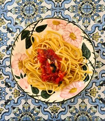 evocative close-up image of a homemade 