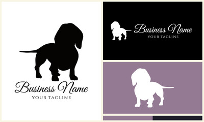 Fototapeta premium Dachshund Logo Designs. (2)