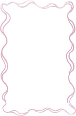 pink whimsical frame