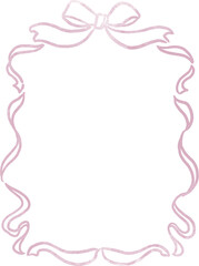 pink whimsical frame