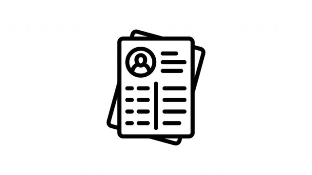 Animated Resume Stack Job Profiles