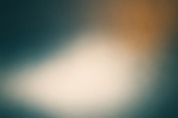 Teal orange cream gradient blur abstract background