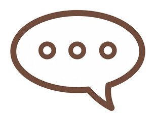 Fototapeta premium 3d speech bubble