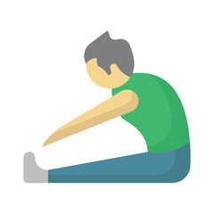 Stretching Vector Icon which can easily modify or edit