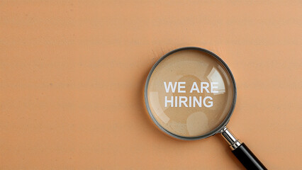 We are hiring job vacancy recruitment background design
