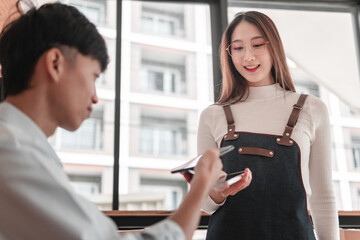 Candid moment between friends at a trendy urban , showcasing friendship and connection