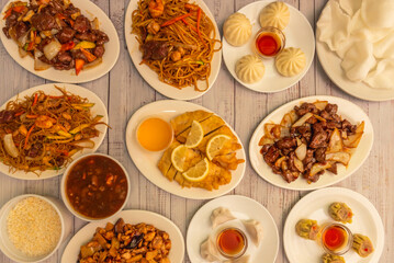 dumplings served in soup, fried versions have become popular in the West, often filled with a small amount of pork and shrimp,