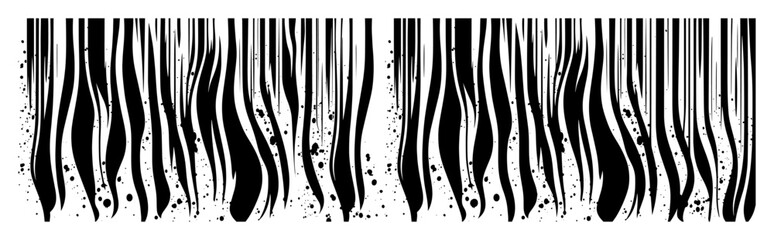 abstract zebra stripe seamless pattern background © Aisha Kudorova