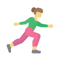 Physical training Vector Icon which can easily modify or edit