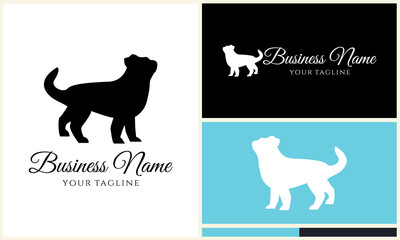 Dog Silhouette Logo Designs. (4)