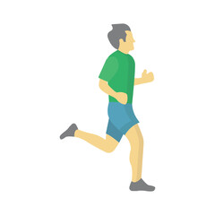 Fototapeta premium Running Vector Icon which can easily modify or edit