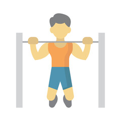 Pull up Vector Icon which can easily modify or edit