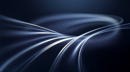 Abstract light trails background vector illustration for modern technology design concept art