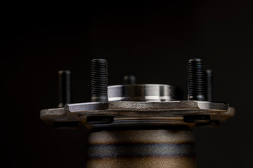 new car wheel hub as a spare part to replace a worn hub, passenger car hub parts to repair...