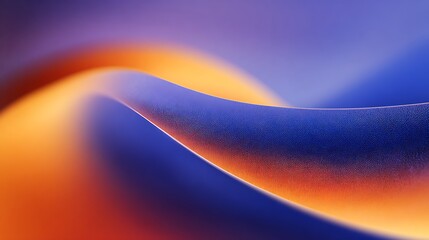 Abstract gradient background wallpaper design orange blue color blend modern art graphic design texture wave