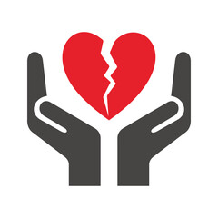 Obraz premium Make a Professional Broken Heart Vector Art