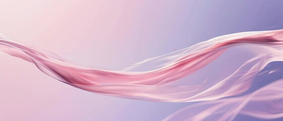 Delicate Pink Flow A soft gradient of pink and purple creates an ethereal, flowing fabric effect for a sophisticated background. - Powered by Adobe