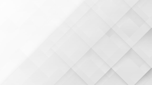 Abstract 3d modern square background. White and grey geometric pattern texture. vector art illustration	