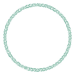 ローリエリースの円形フレーム