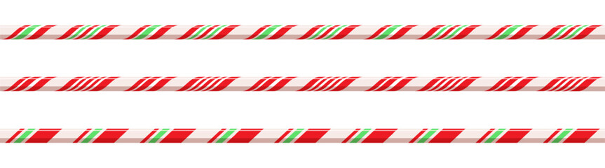 Christmas candy seamless strips vector collection for party poster, greeting card, banner advertising, promotion, sale billboard, cinema, bar show, restaurant. 10 eps