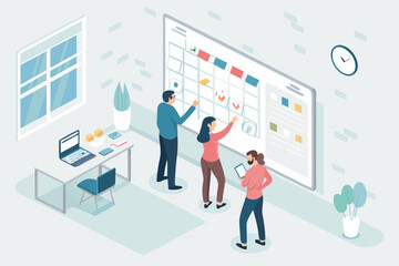 Weekly Team Planning with Digital Calendar