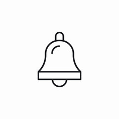 bell ring icon sign vector