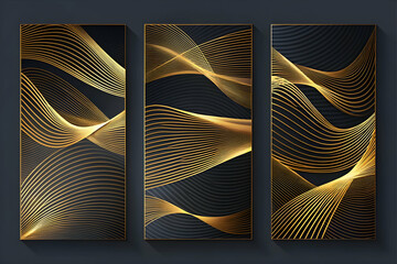 set of abstract backgrounds