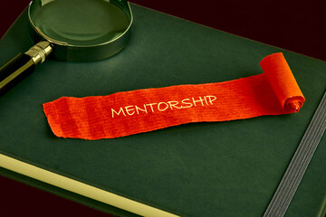 The MENTORSHIP concept phrase. Business concept. A place to copy. Education concept. E-Learning....