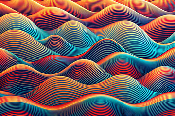 abstract background with waves